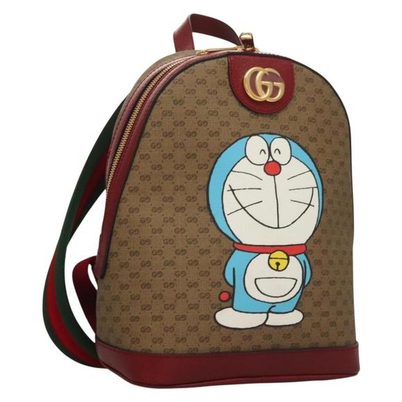 Gucci Doraemon Beige Canvas backpack - Picture 1 of 10